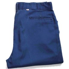 画像1: 80s USA製 Dickiesディッキーズ 874 ワークパンツ 紺 W36 L28 (1)