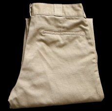 画像1: 90s USA製 Dickiesディッキーズ 874 ワークパンツ カーキ W32★03 (1)