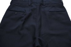 画像5: 80s Levi'sリーバイス Panatela フレア スラックス ポリエステルパンツ 黒 W34 (5)