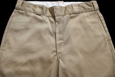 画像4: 90s USA製 Dickiesディッキーズ 874 ワークパンツ カーキ W32★02 (4)