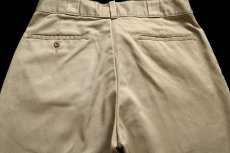 画像5: 90s USA製 Dickiesディッキーズ 874 ワークパンツ カーキ W32★03 (5)