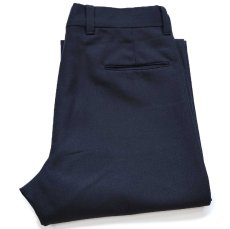 画像1: 80s Levi'sリーバイス Panatela フレア スラックス ポリエステルパンツ 黒 W34 (1)