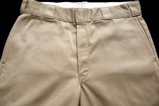 画像4: 90s USA製 Dickiesディッキーズ 874 ワークパンツ カーキ W32★01 (4)