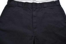 画像4: 90s Dickiesディッキーズ 874 ワークパンツ 黒 W39 (4)