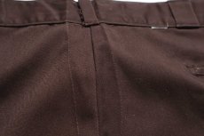 画像8: 80s USA製 Dickiesディッキーズ 874 ワークパンツ 焦げ茶 W36 (8)