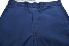 画像4: 80s USA製 Dickiesディッキーズ 874 ワークパンツ 紺 W36 L28 (4)