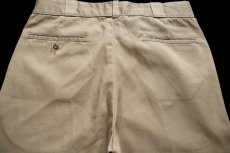 画像5: 90s USA製 Dickiesディッキーズ 874 ワークパンツ カーキ W32★01 (5)