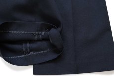 画像8: 80s Levi'sリーバイス Panatela フレア スラックス ポリエステルパンツ 黒 W34 (8)