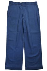 画像2: 80s USA製 Dickiesディッキーズ 874 ワークパンツ 紺 W36 L28 (2)