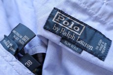 画像5: 00s ポロ ラルフローレン SLIM GI FIT タータンチェック コットン ショートパンツ W38★ショーツ (5)