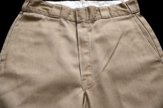 画像4: 90s USA製 Dickiesディッキーズ 874 ワークパンツ カーキ W33 L34★04 (4)