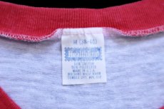 画像5: 80s USA製 Healthknit PIERCE ARROW SOCIETY クラシックカー リンガーTシャツ 白×赤 (5)