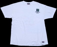 画像2: 90s USA製 JANSPORTジャンスポーツ Northeastern State 両面プリント コットンTシャツ 白 XL (2)