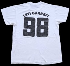 画像3: 80s NASCAR CHEW CREW LEVI GARRET 98 ナンバリング 両面プリント Tシャツ 白 (3)
