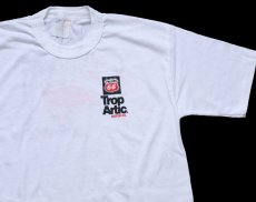画像1: 80s USA製 PHILLIPS 66 Trop Artic MOTOR OIL ロゴ Long Live Your Car! Tシャツ 白 M (1)