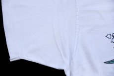 画像6: 90s USA製 Hanes フラタニティ キリン ハート コットンTシャツ 白 XL (6)