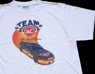 90s USA製 星条旗柄 切り替え コットンTシャツ 白 L - Sixpacjoe Web Shop