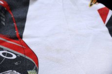 画像6: 00s NASCAR TEAM NETZERO RACING JACK SPRAGUE 24 両面プリント コットンTシャツ 白 M (6)
