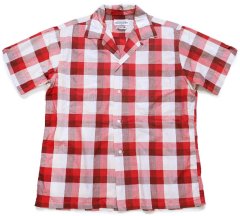 50s PENDLETONペンドルトン オンブレチェック オープンカラー ウール