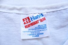 画像4: 90s USA製 Hanes SAVE OUR FLAG & THE SOUTHERN TRADITION GEORGIA 州旗 レベルフラッグ Tシャツ 白 XL (4)