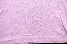 画像7: 90s USA製 FORT LAUDERDALE アート 両面プリント Tシャツ 薄ピンク S (7)
