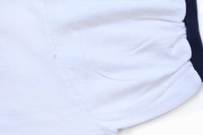 画像6: 90s USA製 STARTERスターター Berkeley コットン リンガーTシャツ 白×紺 M (6)