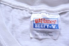 画像5: 00s Hanes ROLEX MONTEREY HISTORIC FORMURA ONE Ferrari フェラーリ 両面プリント コットンTシャツ 白 XL (5)