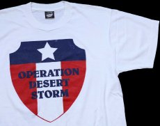 画像1: 90s USA製 OPERATION DESERT STORM Tシャツ 白 L (1)