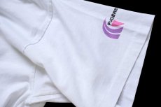 画像6: 90s GM BOISBRIAND チェッカーフラッグ バックプリント Tシャツ 白 (6)