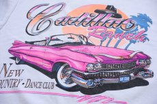画像4: 90s USA製 Leeリー Cadillac Ranch NEW COUNTRY DANCE CLUB 59 キャデラック コットンTシャツ 白 L (4)