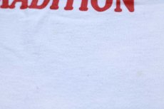 画像5: 90s USA製 Hanes SAVE OUR FLAG & THE SOUTHERN TRADITION GEORGIA 州旗 レベルフラッグ Tシャツ 白 XL (5)