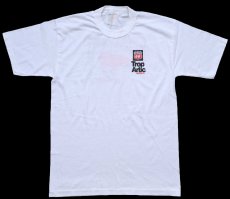画像2: 80s USA製 PHILLIPS 66 Trop Artic MOTOR OIL ロゴ Long Live Your Car! Tシャツ 白 M (2)