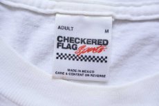 画像5: 00s NASCAR TEAM NETZERO RACING JACK SPRAGUE 24 両面プリント コットンTシャツ 白 M (5)