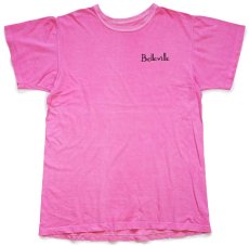 画像2: 80s Belleville コットンTシャツ ピンク (2)