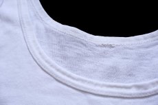 画像6: 80s WASHINGTON STATE COUGARS マスコット 両面プリント コットン タンクトップ 白 (6)