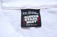 画像4: 90s USA製 The GREAT FLORIDA TEACH-IN フラミンゴ ペンキ飛び Tシャツ 白 XXL★特大 (4)