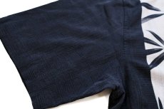 画像6: Jamaica Jaxx リーフ柄 オープンカラー シルクシャツ 黒 L (6)