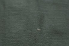 画像6: 70s 米軍 U.S.ARMY 半袖 コットンサテン ユーティリティシャツ カスタム オリーブグリーン 16.5 (6)