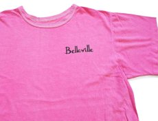画像1: 80s Belleville コットンTシャツ ピンク (1)