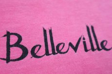 画像4: 80s Belleville コットンTシャツ ピンク (4)
