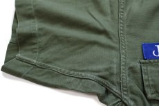 画像5: 60s 米軍 U.S.AIR FORCE パッチ付き 半袖 コットンサテン ユーティリティシャツ カスタム オリーブグリーン M (5)