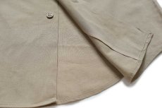 画像5: 60s U.S.AIR FORCE オープンカラー 半袖 コットン トロピカルシャツ タン (5)