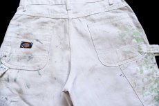 画像5: Dickiesディッキーズ ペンキ飛び ペインターパンツ 生成り W30 L30★22 (5)