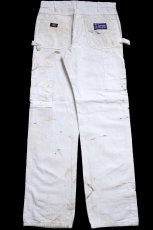 画像3: Dickiesディッキーズ SHERWIN-WILLIAMS ペンキ飛び コットン ペインターパンツ 白 W34 L34★01 (3)