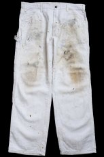 画像2: Dickiesディッキーズ Dunn Edwards PAINTS ペンキ飛び コットン ペインターパンツ 白 W38 L30★08 (2)