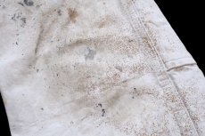 画像7: Dickiesディッキーズ GUIRY'S Benjamin Moore Paints パッチ付き ペンキ飛び コットン ペインターパンツ 生成り W30 L30★12 (7)