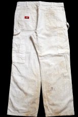 画像3: Dickiesディッキーズ 汚れ コットン ペインターパンツ 生成り W36 L30★20 (3)