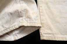 画像9: 00s Dickiesディッキーズ SIPERSTEIN'S パッチ付き ペンキ飛び ダブルニー コットン ペインターパンツ 生成り W37★13 (9)