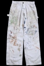 画像2: Dickiesディッキーズ ペンキ飛び ペインターパンツ 生成り W30 L30★22 (2)