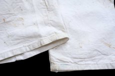 画像8: Dickiesディッキーズ Dunn Edwards PAINTS ペンキ飛び コットン ペインターパンツ 白 W38 L30★07 (8)
